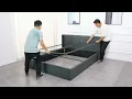 Download Lagu Wayfair ——Blake-Lee Upholstered Side Opening Storage Ottoman Bed  Assemble Video