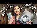 How to Get a 5 on AP Calculus Study Tips
