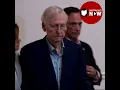 Sen Mitch McConnell freezes during news conference in Northern Kentucky