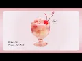 Soft peach summer jazz Build one habit at a time Peach Parfait Cute Kawaii Lofi Jazz