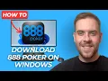 How To Download Install 888 Poker On Windows PC Desktop Step-By-Step Tutorial - 2025