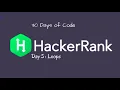 Day 5 Loops