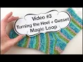 Learn to Knit Socks - Turning the Heel Gusset on Magic Loop