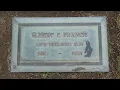 Actor Robert Francis Grave Forest Lawn Cemetery Los Angeles California USA January 19 2022