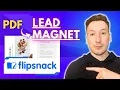 Turn a PDF Into an Interactive Lead Magnet Flipbook Using Flipsnack