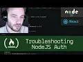 Troubleshooting NodeJS Auth P4D13 - Live Coding with Jesse