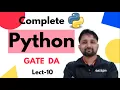 String functions Lecture 10 Python Complete Course GATE DA Puneet Kansal