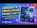 Generate DBML from Chat using AI Fast Schema VPasCode Editing