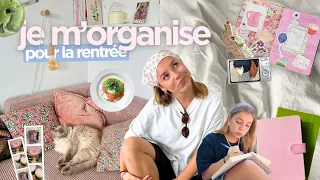 JE M'ORGANISE POUR LA RENTRÉE ( reset, fournitures, objectifs...)