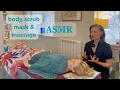 ASMR Body Brush Scrub Mask and Creme Massage asmr - beauty with Stunning Sounds Unintentional ASMR