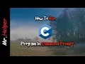 How To Run C Program In cmd How To Do C Programming In cmd