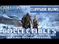God of War Ragnarok - Cliffside Ruins All Collectible Locations Chests Artifacts Ravens