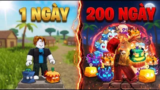 [Bloxfruit] Hành Trình 200 Ngày Random Trái Cây Và Tặng Cho Người Chơi #roblox #bloxfruits