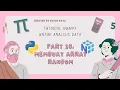 Tutorial Numpy Untuk Analisis Data Python 10 Membuat Array Random
