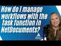 NetDocuments Tasks