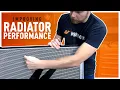 How does a Mishimoto radiator increase cooling performance