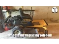 FIXED Mower Will Not Start - Diagnose and Replace Faulty Solenoid Cub Cadet RZT