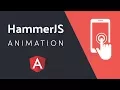 Swipe Tap Pinch - HammerJS Angular Animations