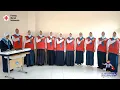 Mars PMI oleh Paduan Suara PMR Madya SMPN 1 Maja, Kab. Majalengka