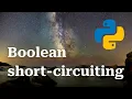What is Boolean short-circuiting in Python