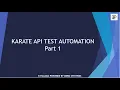 Karate API Test Automation Training - Part 1