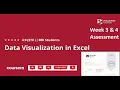 Data Visualization in Excel Week 3 4 Assessment Data Analytics in Excel Free Certification