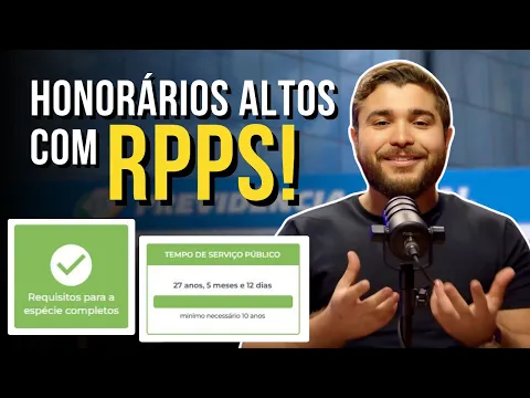 Miniatura do vídeo: Como advogar e lucrar no RPPS? Servidores públicos precisam de você!