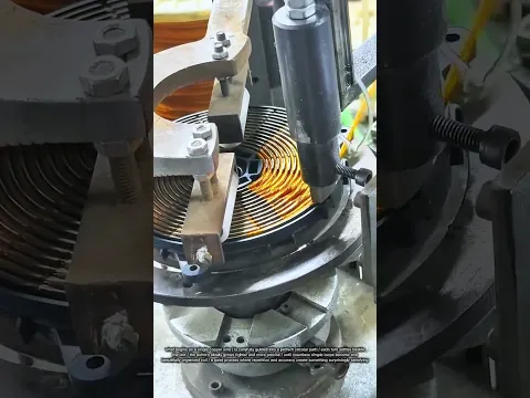 شاهد كيف تُصنع الملفات النحاسية الحلزونية بدقة مذهلة ⚙️🧲