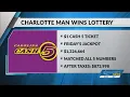 Charlotte man wins 1 2 million Cash 5 jackpot