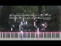 (Full) Botan Kamiina Fully Blossoms When Drunk ED『Glass of Spilling Heart / 感情グラス』[piano]