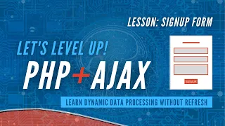 Signup Form Dynamic Data Processing PHP and Ajax Tutorial