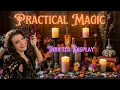 Thrifted Fall and Halloween Decor - Creating a Practical Magic Inspired Apothecary Display