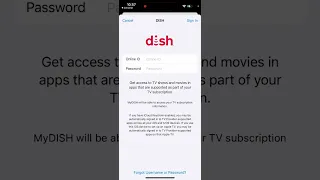 MyDISH ACCOUNT app - how to install on iPhone