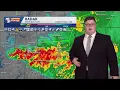 Strong thunderstorms hit Arkansas