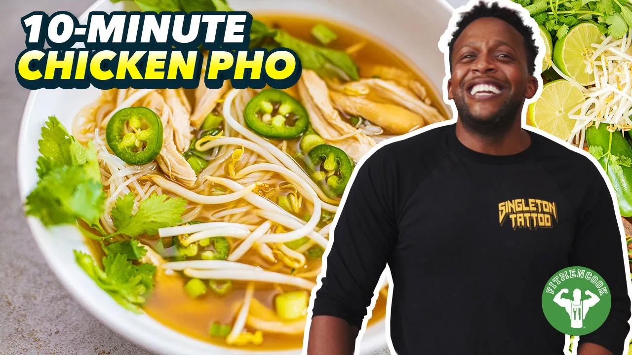 10-minute Chicken Pho Soup Recipe!