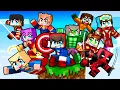 Download Lagu 10 SUPERHEROES on ONE BLOCK! (Minecraft)