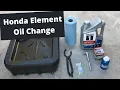 Honda Element Oil Change 2005