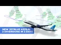 Fairly New JetBlue Airbus A321LR Diverts Twice Due To Technical Issue