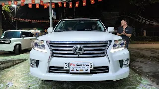 Lexus LX 570 Do Bi Laser Platinum Red Turbo 1 0 Sang Nhu Ban Ngay