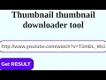 Download Youtube thumbnail using JavaScript - JS projects for beginners