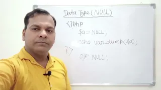 Null Data Type in PHP PHP Totorials CodeWithShailendra