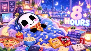 8 Hours of ChainsFR to Sleep to 🦢 Elegant Cartoon Dreams Before Bed #4k
