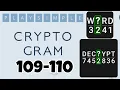 PlaySimple CRYPTOGRAM level 109 110