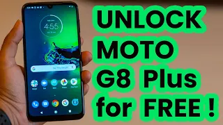 how to unlock Motorola Moto G8 Plus
