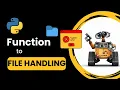 Lecture 3 - Function Variable scope Error Handling File Handling Python Urdu Hindi