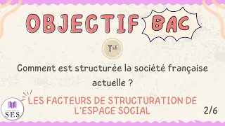 [BAC] Cours structure sociale - Les facteurs de structuration de l'espace social