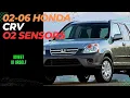 2002 2006 HONDA CRV O2 SENSORS P0420 CODE