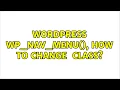 Wordpress wp - nav