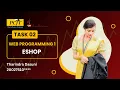 Web Programming 1 Task 02 eShop 1st year Java Institute