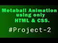Metaball Animation Using HTML CSS